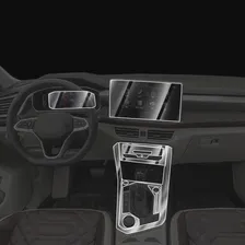 Для Volkswagen VW Tayron 2023, Прозрачная защитная пленка из ТПУ, наклейка для салона автомобиля, Центральная консоль, Навигатор, Автомобильные Аксессуары