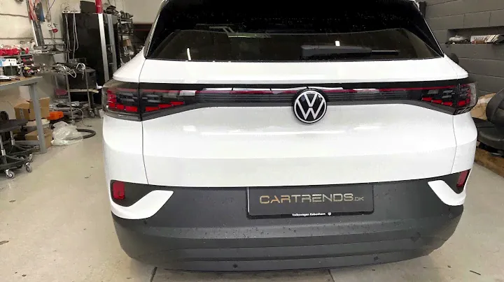 2021 Volkswagen ID4 retrofitted with OEM Swivel tow hitch