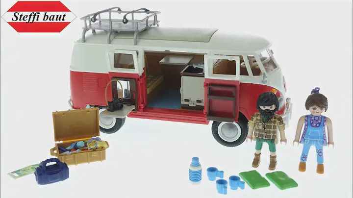 Playmobil 70176 Volkswagen T1 Camping Bus Unboxing & Build
