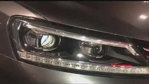 Китай фары на VW Passat USA b7. Сравнение, корректор, линзы