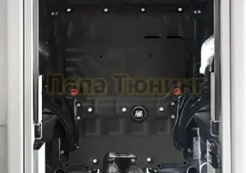 Защита картера + КПП сталь АвтоБроня для Volkswagen Teramont, V - 2.0; 3.6; 2 Части 2018-