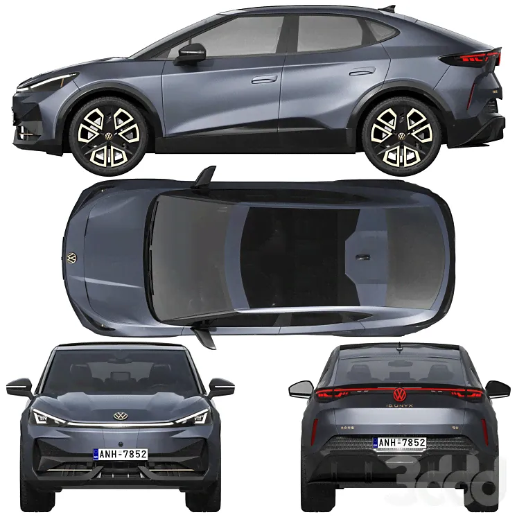 Volkswagen ID.Unyx - Транспорт - 3D модель-4