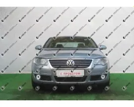 Светодиодные противотуманные фары с ангельскими глазками для Volkswagen Passat B6 (2005-2011)