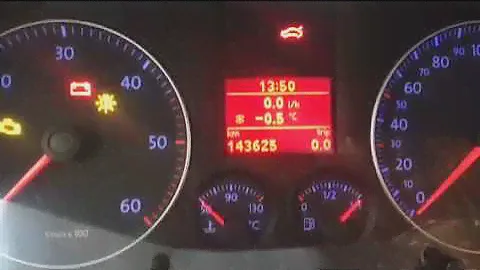 Фольксваген кадди, Сброс сервисного интервала Volkswagen VW CADDI 2009 р. 2L SDI