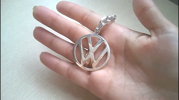 Серебряный брелок "Volkswagen"