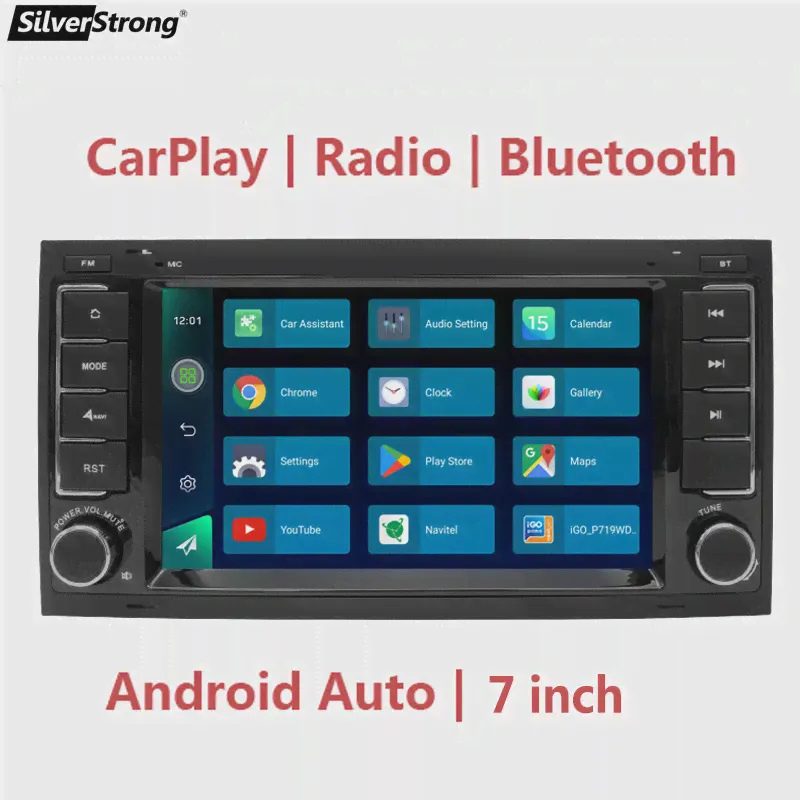 Автомобильный DVD Android стерео для Volkswagen VW Touareg Транспортер T5 Мультиван с Carplay-0
