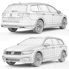 Volkswagen Passat Alltrack B8 (FL) 2020 - Транспорт - 3D модель