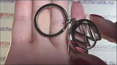 Брелок Volkswagen Logo Keyring, Deposit Сhip, Silver, артикул 000087010BT