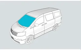 Лобовое стекло VOLKSWAGEN Transporter T4 ФР-00018895/3/84