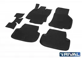 Коврики салона, RIVAL, для Volkswagen Golf 7 хэтчбек 2012-2021