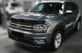 Дефлектор капота SIM тёмный для Volkswagen Teramont 2018-