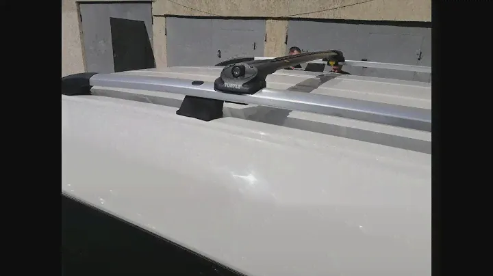 Roof rack bars Volkswagen Caddy Turtle / Багажник на рейлинги для Фольксваген Кадди