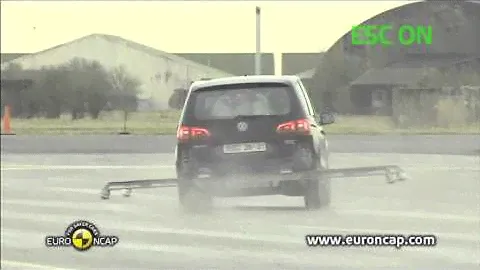 Euro NCAP | Volkswagen Sharan | 2010 | ESC test