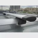 Багажник Крепыш на рейлинги Volkswagen Tiguan кроссовер (Аэро-крыло дуги)