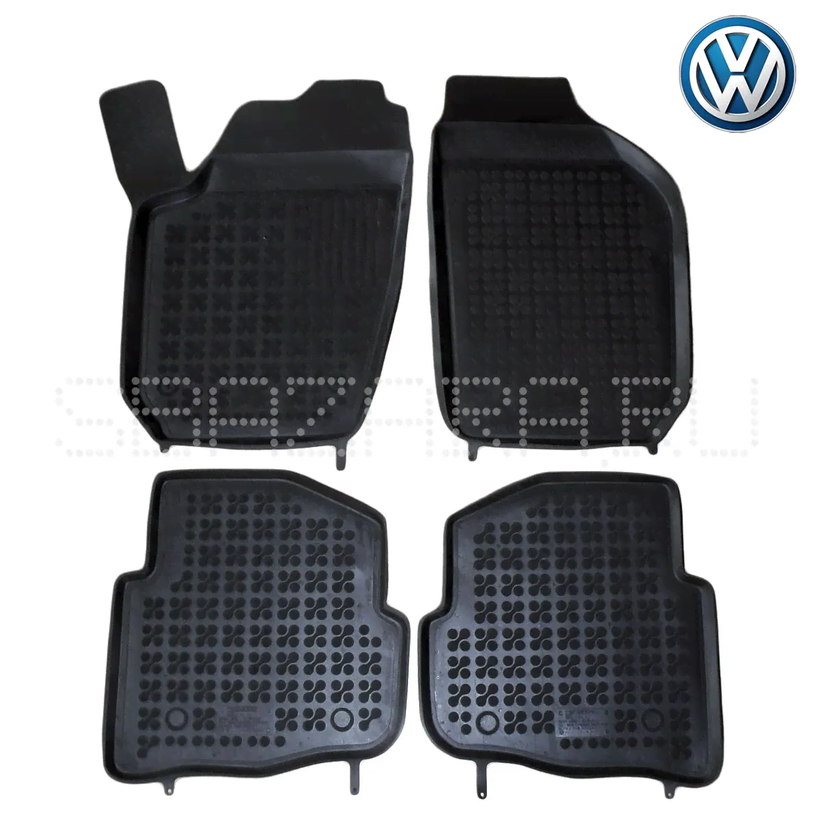 Коврики Volkswagen Up от 2011 в салон резиновые Frogum (Польша) - 4 шт.-1
