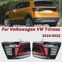 Для Volkswagen VW T-Cross 2019 2020 2021 2022 Задний фонарь Задний тормоз Поворотник Корпус фары заднего хода Задний фонарь В сборе