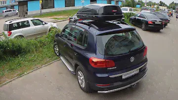 Багажник бокс на крышу Volkswagen Tiguan (2007-2016) в Нижнем Новгороде. АВТоДОП-НН.