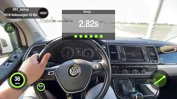 Volkswagen T6 Multivan 2.0tdi 150hp dsg7 acceleration 0-100 (stage1)