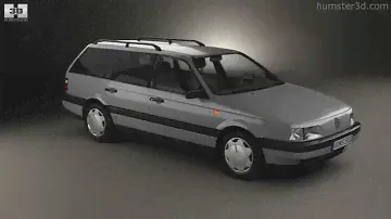 Volkswagen Passat (B3) variant 1993 3D model by 3DModels.org