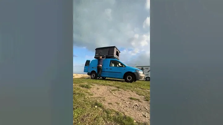 Setting up my Tentbox Classic on my VW Caddy Maxi - Ex British Gas Van