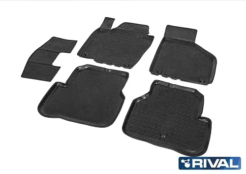 Коврики салона, RIVAL, для Volkswagen Passat B7 2010-2015-0