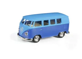 Машина металлическая &quot;Автобус Volkswagen Type 2 (T1) Transporter&quot;, матовый голубой с синим, 1:32