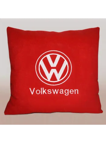 Подушка с вышивкой Volkswagen-0