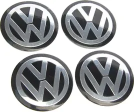 NZD6 039, Эмблема диска колесного "VOLKSWAGEN чер." (6см) металл комплект 4шт. MASHINOKOM
