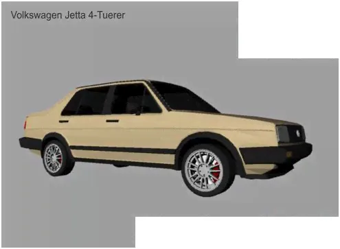 Volkswagen Jetta 4-Tuerer - 3D-модель