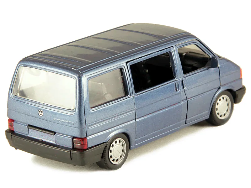Масштабная модель Volkswagen Caravelle T4 серо-синий мет. лучшая цена!-0