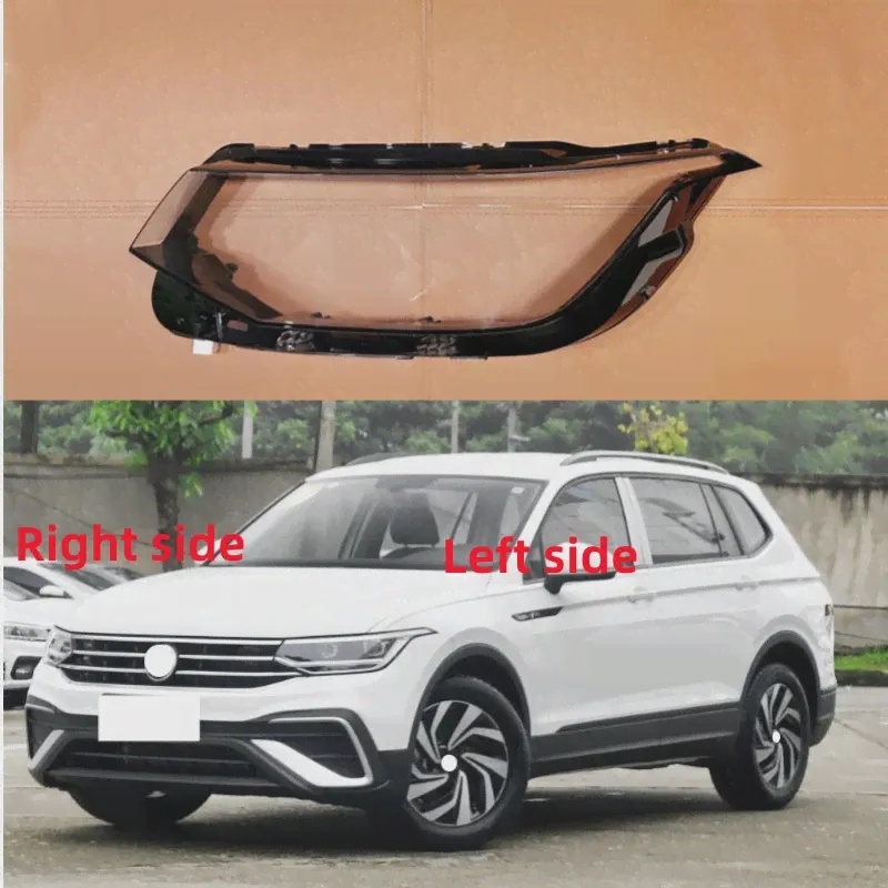 Для Volkswagen VW Tiguan 2022 Корпус автомобильной фары Крышка Объектива фары Стекло Фары Крышка Авто-0