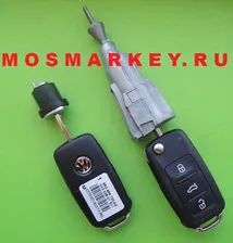 Volkswagen - оригинальный комплект замков и ключей зажигания