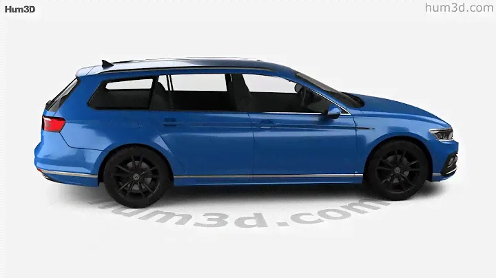 Volkswagen Passat variant R-line 2022 3D model by 3DModels.org