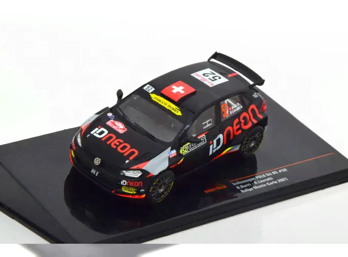 VOLKSWAGEN Polo GTI R5 #52 Burri/Levratti 18 место Rally Monte Carlo 2021-1