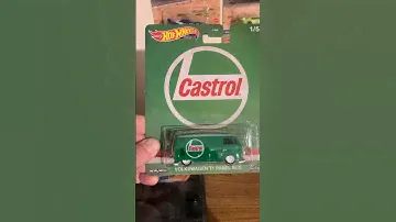 Hot Wheels Premium Volkswagen T1 Panel Bus (Castrol)