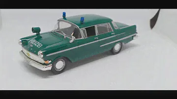 Полицейские Машины Мира №6 - Opel Kapitan Полиция Германии. Обзор масштабной модели.