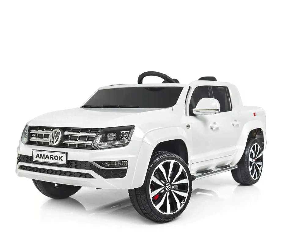Электромобиль для катания детей / белый/ Volkswagen Amarok-0