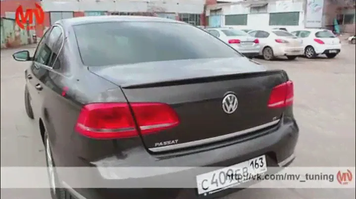 Тюнинг. Спойлер VW Passat B7.