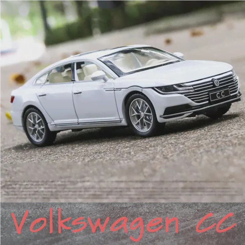 🛍 1:32 CC VW Volkswagen Passat CC литой масштаба металлический игрушечный автомобиль модели 6 с открывающимися дверцами модель звук и светильник тянуть обратно игрушка джип для детей