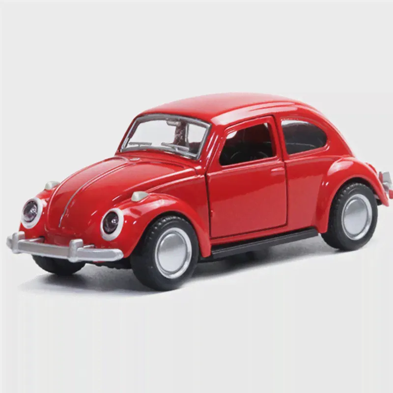 🛍 Классическая Жук 1:36 брелок для автомобильных ключей, Volkswagen Vw Diecast металлические игрушечный автомобиль из сплава вытяните назад автомобиль в качестве подарка для детей-4