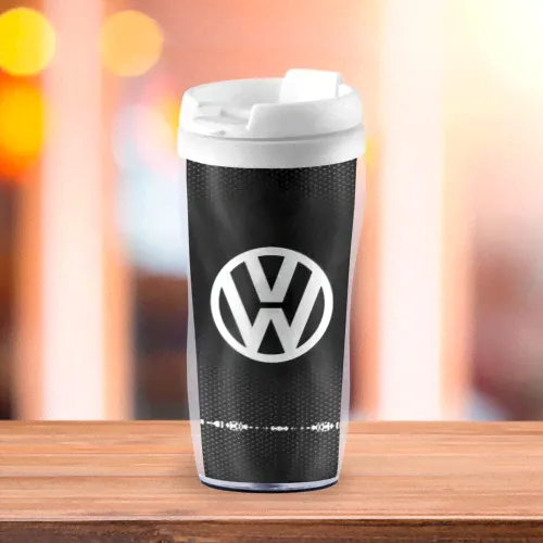Термокружка Volkswagen sport Auto abstract Непроливайка-2