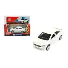 Технопарк Игрушка Машина. Volkswagen Polo/12 см, металл, откр. двери, багажник, инерц, белый , инерц POLO-12-WH Китай