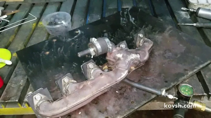 Ремонт выпускного коллектора VW Transporter T5 2.5d UIS/PDE, AXD