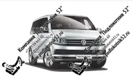 Подлокотник для Volkswagen Transporter T6 ДЛЯ ОТДЕЛЬНЫХ СИДЕНИЙ 1+1