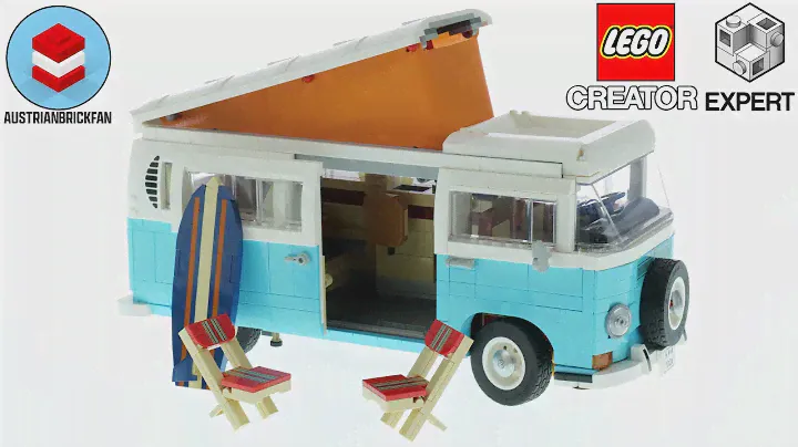 Сборка кемпера Volkswagen T2 Speed ​​Build LEGO Creator Expert (10279)
