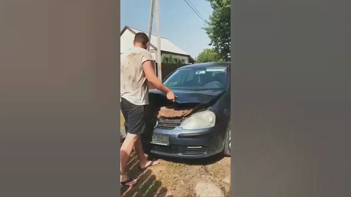 Фольксваген,открыл капот 😂😂😂🤣das auto