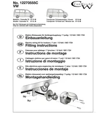 Комплект штатной электрики фаркопа для Volkswagen Transporter 2015-2019 г.в. Hak-System (Арт. 12270555)