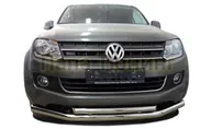 Защита переднего бампера двойная d76/60 Volkswagen Amarok 2009-2015