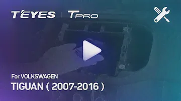 Teyes T-PRO Tesla Vertical Screen Head Unit - Installation Video Tutorial For VW Volkswagen Tiguan