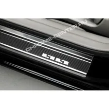Накладки на пороги (carbon) Volkswagen Tiguan II (2016-)